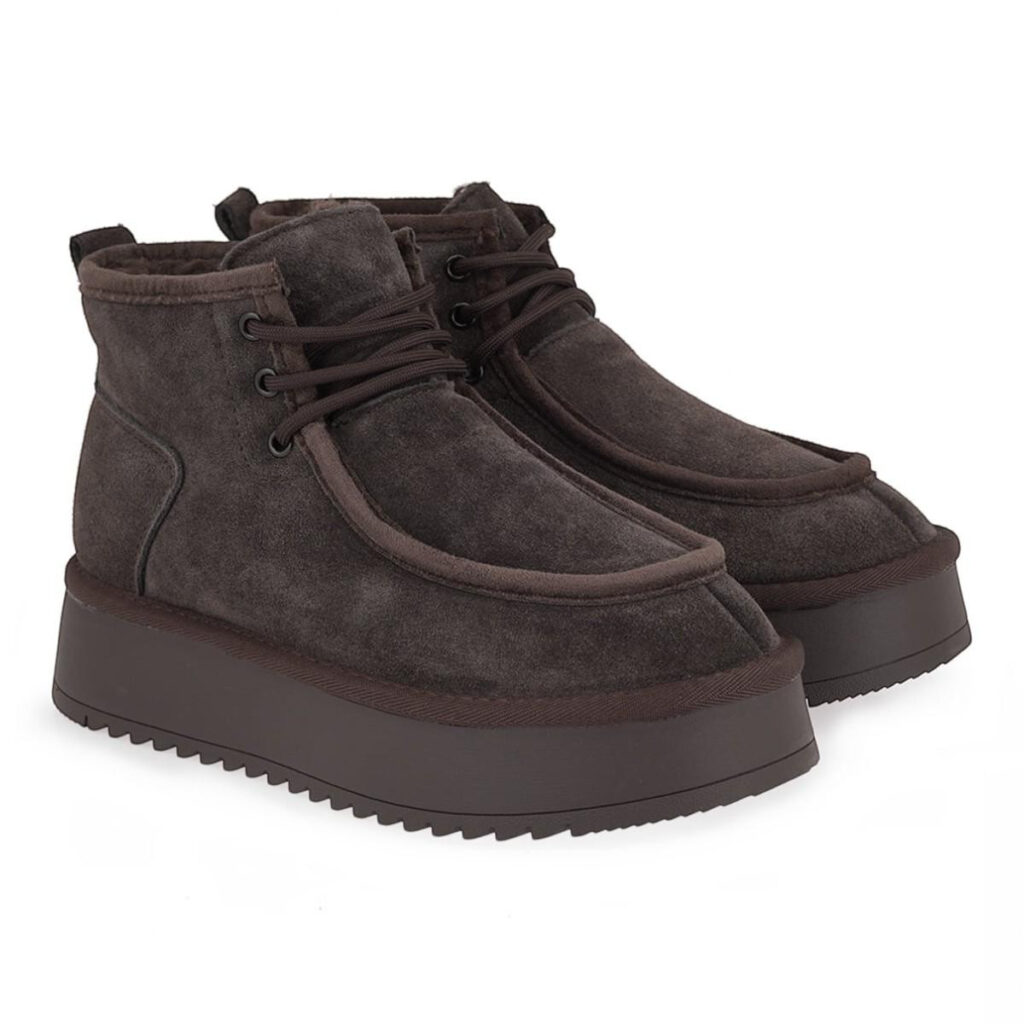 Exe Shoes Γυναικεία Μποτάκια Καστόρι APRES-SKI 03R-453 Καφέ Καστόρι X303R4532504