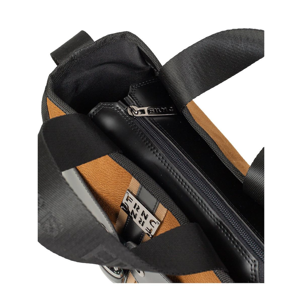 FRNC FRANCESCO Τσάντα Γυναικεία Χειρός-Ώμου Interlock Tote BAG 1838 TB Ταμπά - Image 3