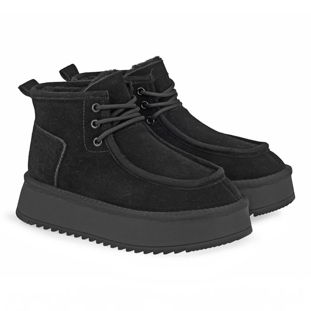 Exe Shoes Γυναικεία Μποτάκια Καστόρι APRES-SKI 03R-453 Μαύρο Καστόρι X303R4532004