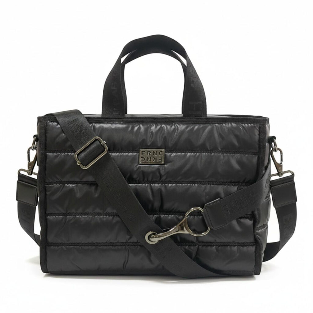 FRNC FRANCESCO Τσάντα Γυναικεία Χειρός-Ώμου Large Soho Tote Bag 1466 BLK Μαύρο