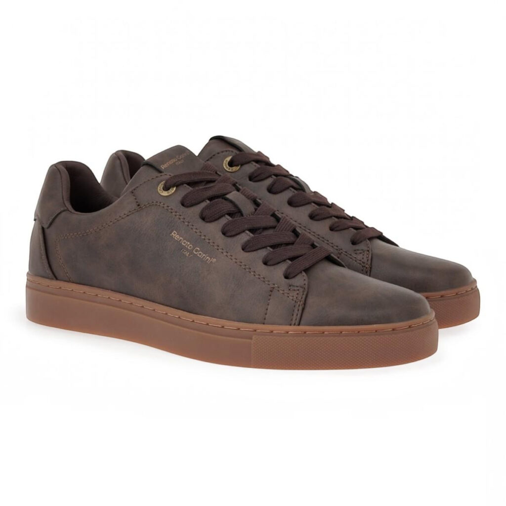 Renato Garini Ανδρικά παπούτσια Sneakers 700-108 Καφέ X57001081501