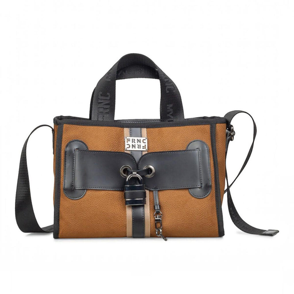 FRNC FRANCESCO Τσάντα Γυναικεία Χειρός-Ώμου Interlock Tote BAG 1838 TB Ταμπά